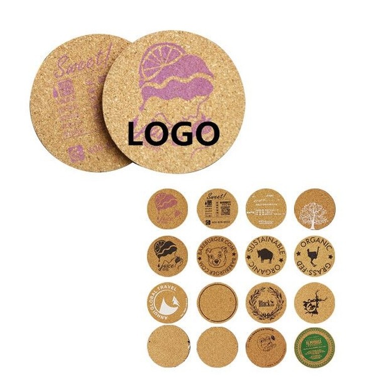 Cork Wood Drink Coaster/ Tea Coffee Cup Mat/ Kitchen Table Mat 2
