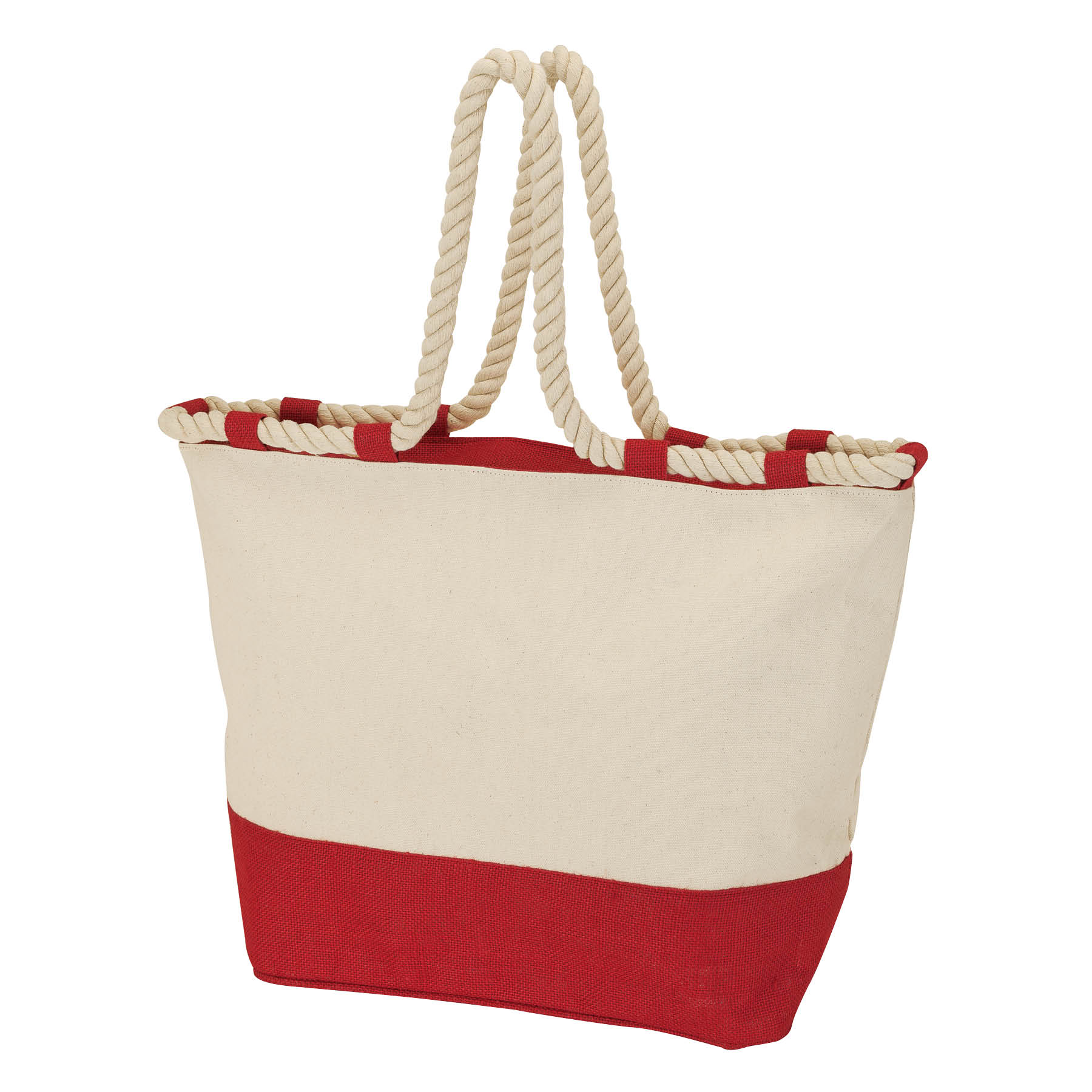Barcelona Canvas & Jute Tote 15