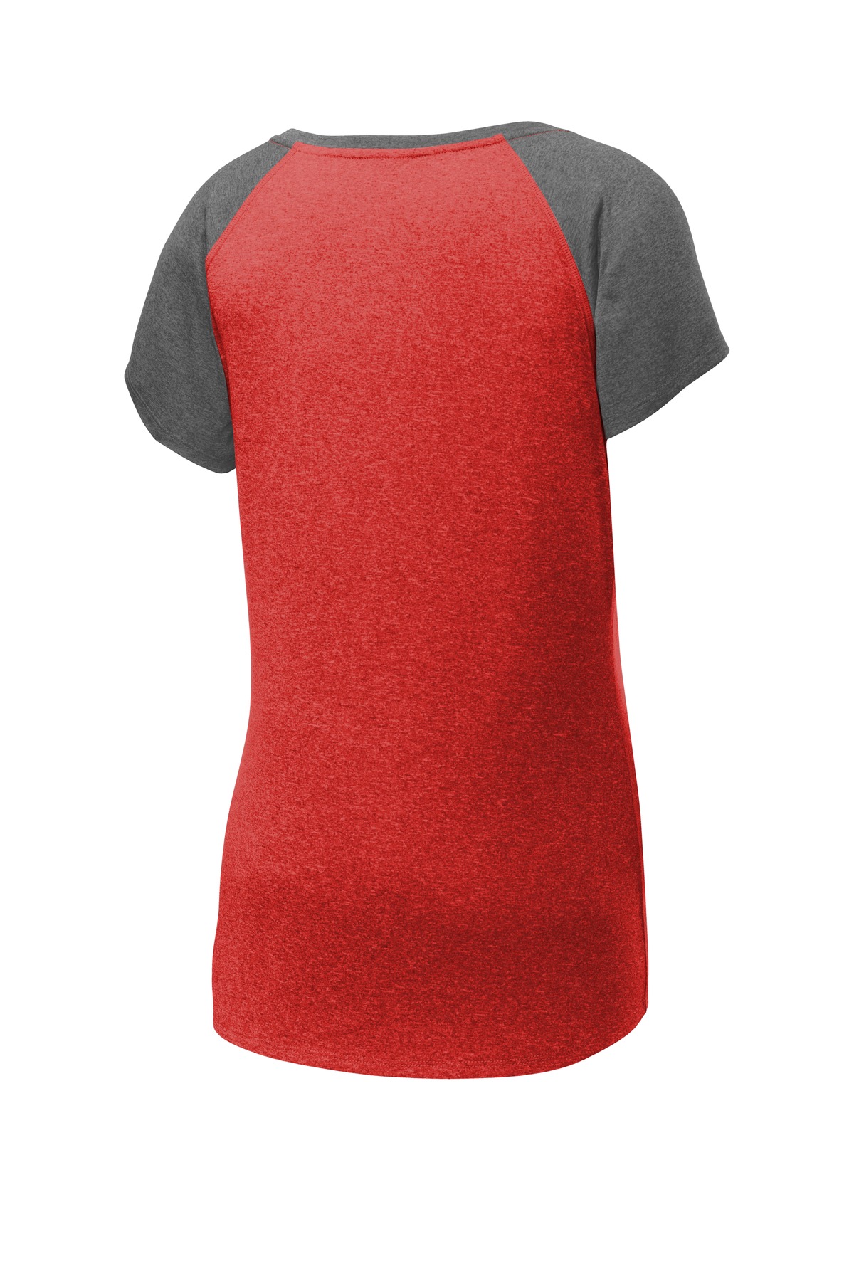 Sport-Tek Women's Heather-On-Heather Contender Scoop Neck Tee. LST362 41