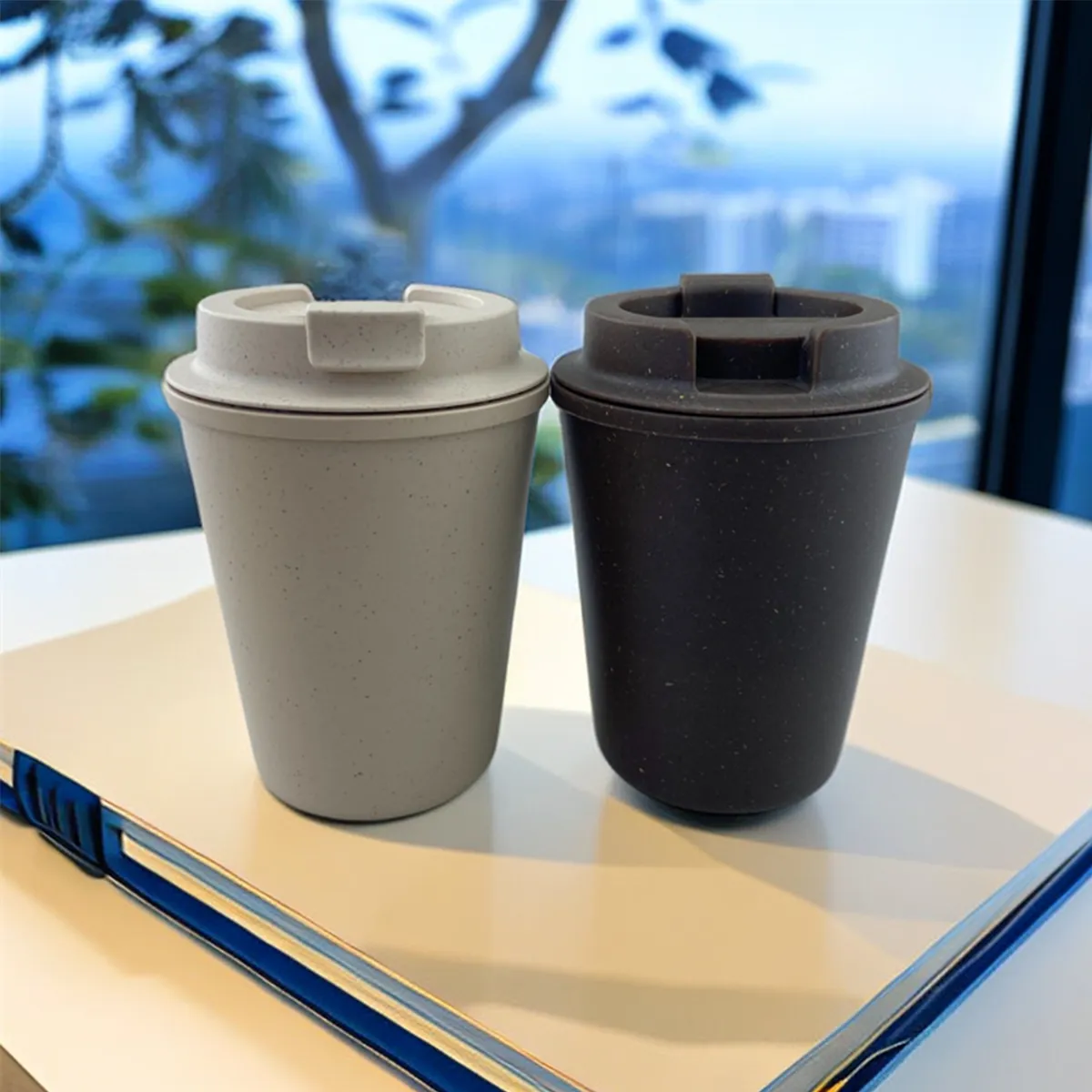 11oz Coffee Ground Wheat Straw Water Coffee Cup 4
