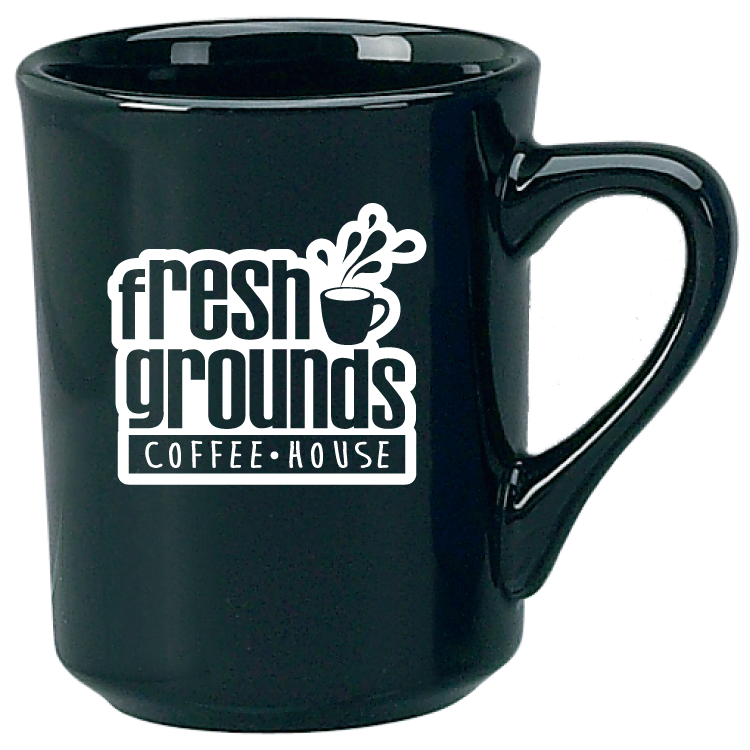 8 5 oz Black Toledo Mug