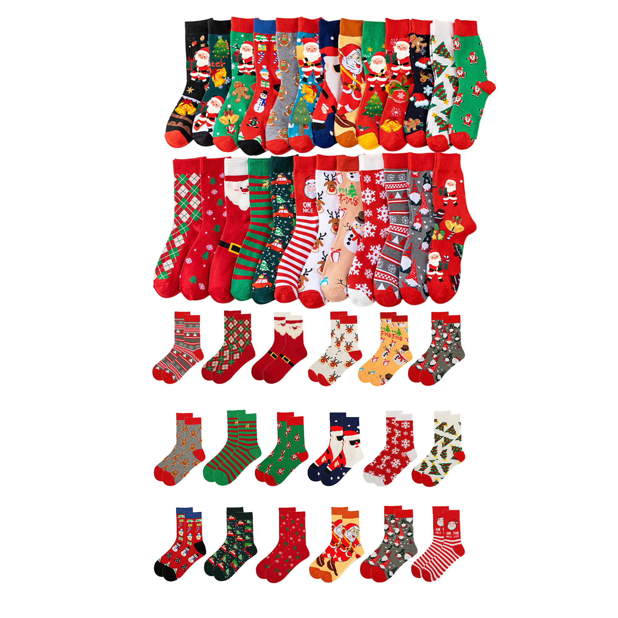 Christmas Polyester Winter Socks 5