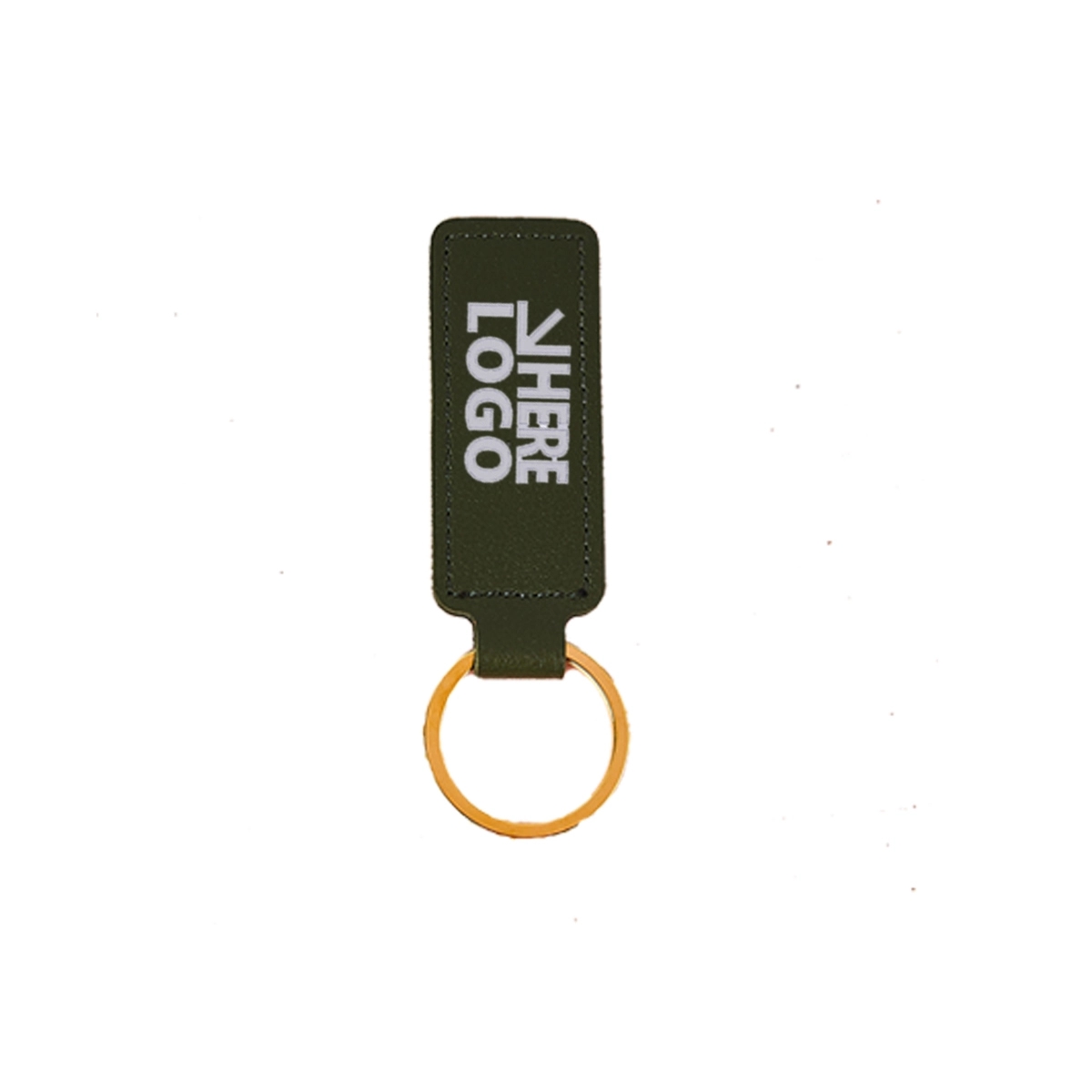 Full Color PU Leather Keychain 3