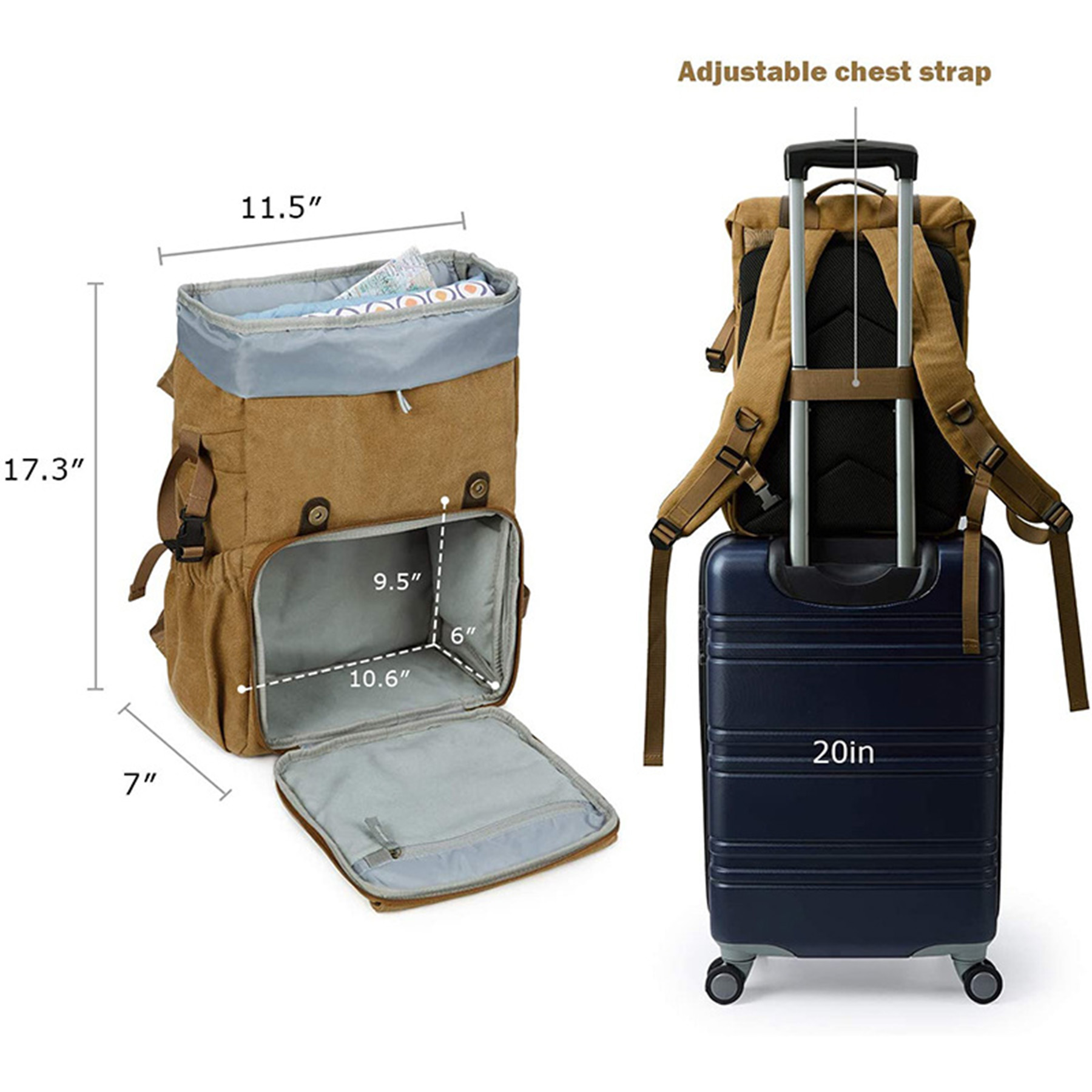 Travel Canvas Backpacks 3