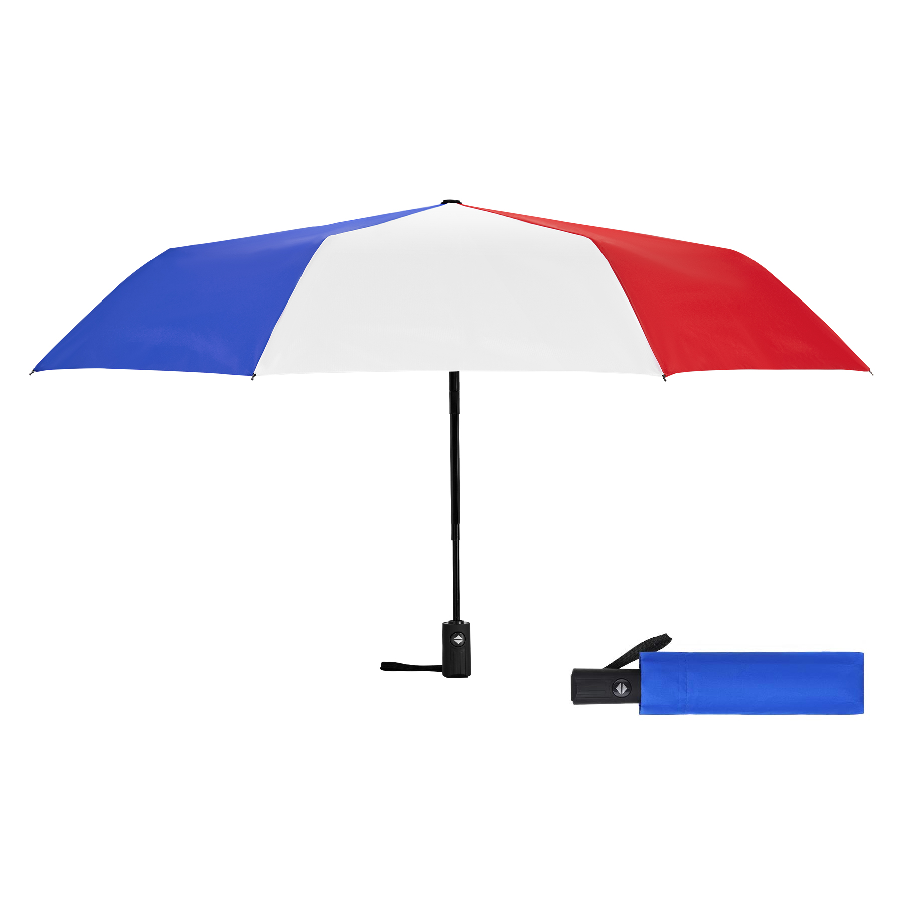 42'' Arc Auto Open+Close Telescopic Folding Umbrella 18