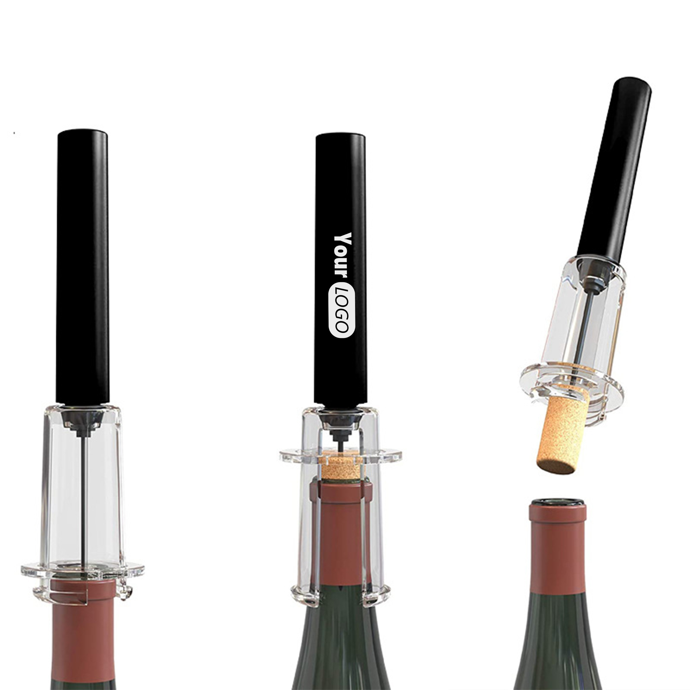Abs All-In-One Wine Opener And Pourer Set ?C Compact And Stylish 1
