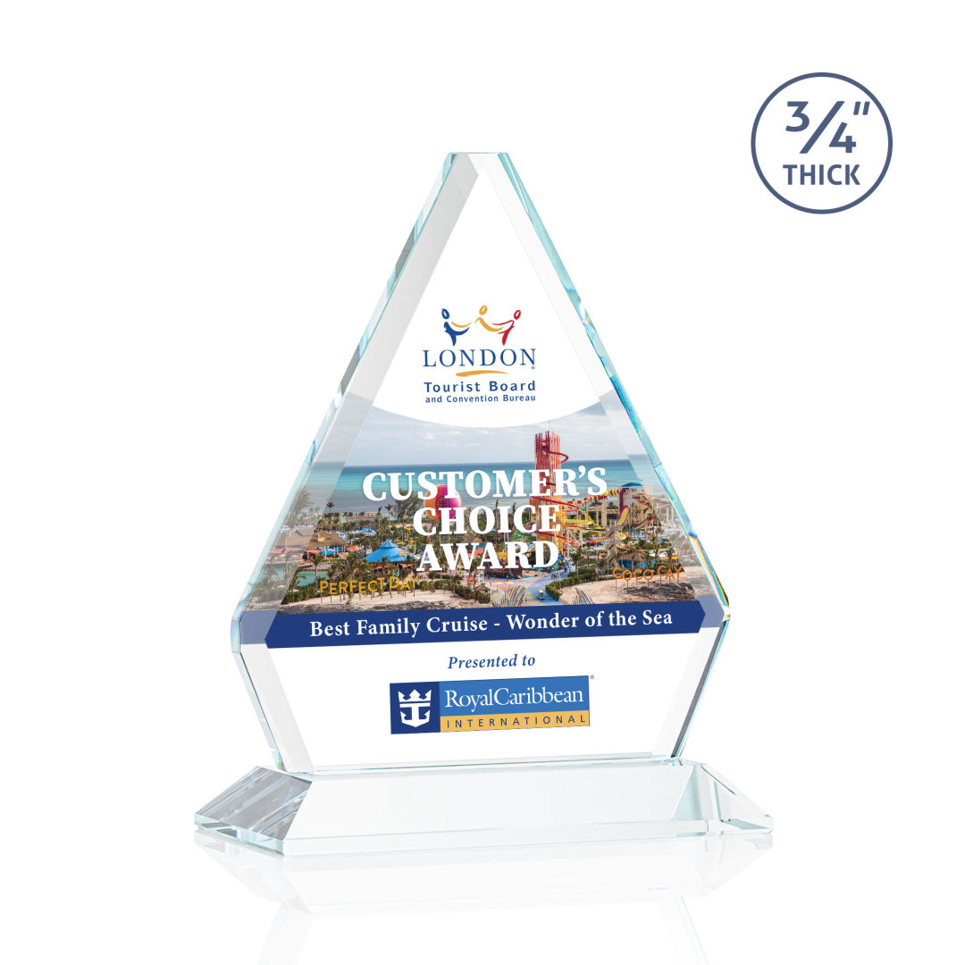 Fyreside VividPrint™ Award - Clear 8