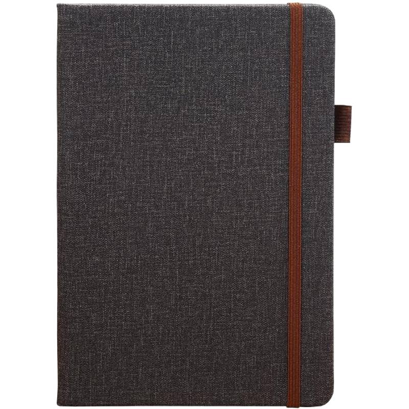 Solid Color PU Leather Notebook w/ Elastic Closure 5