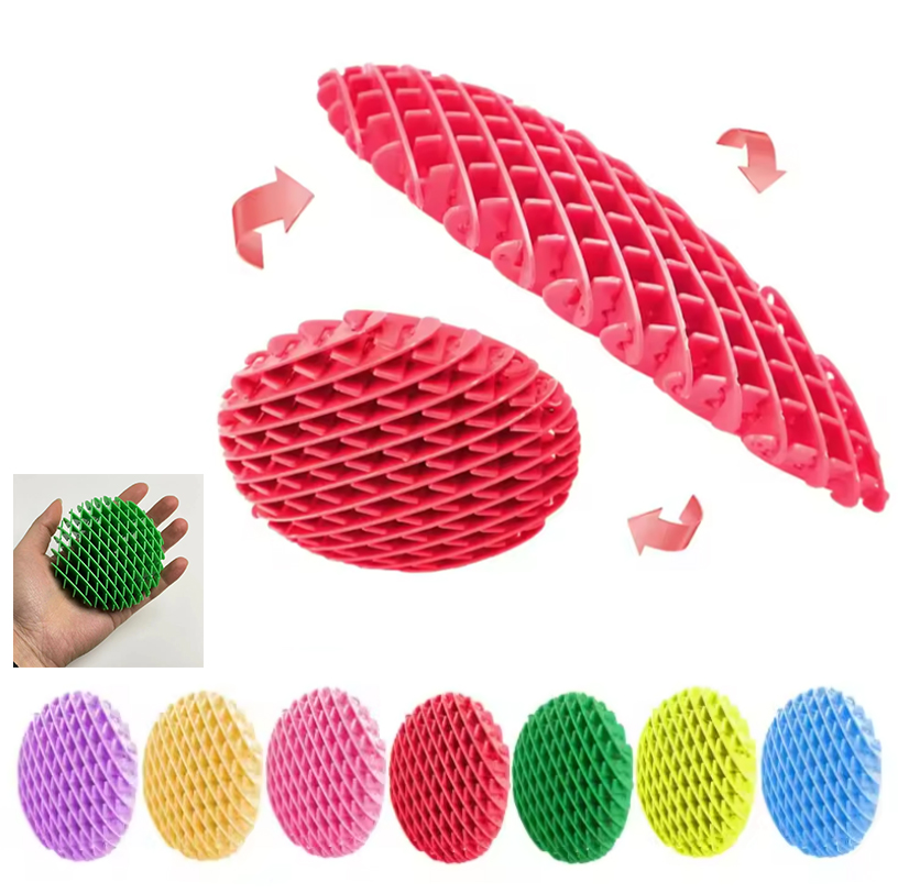Children's Stress Relief Fidget worm Elastic net Toys 3