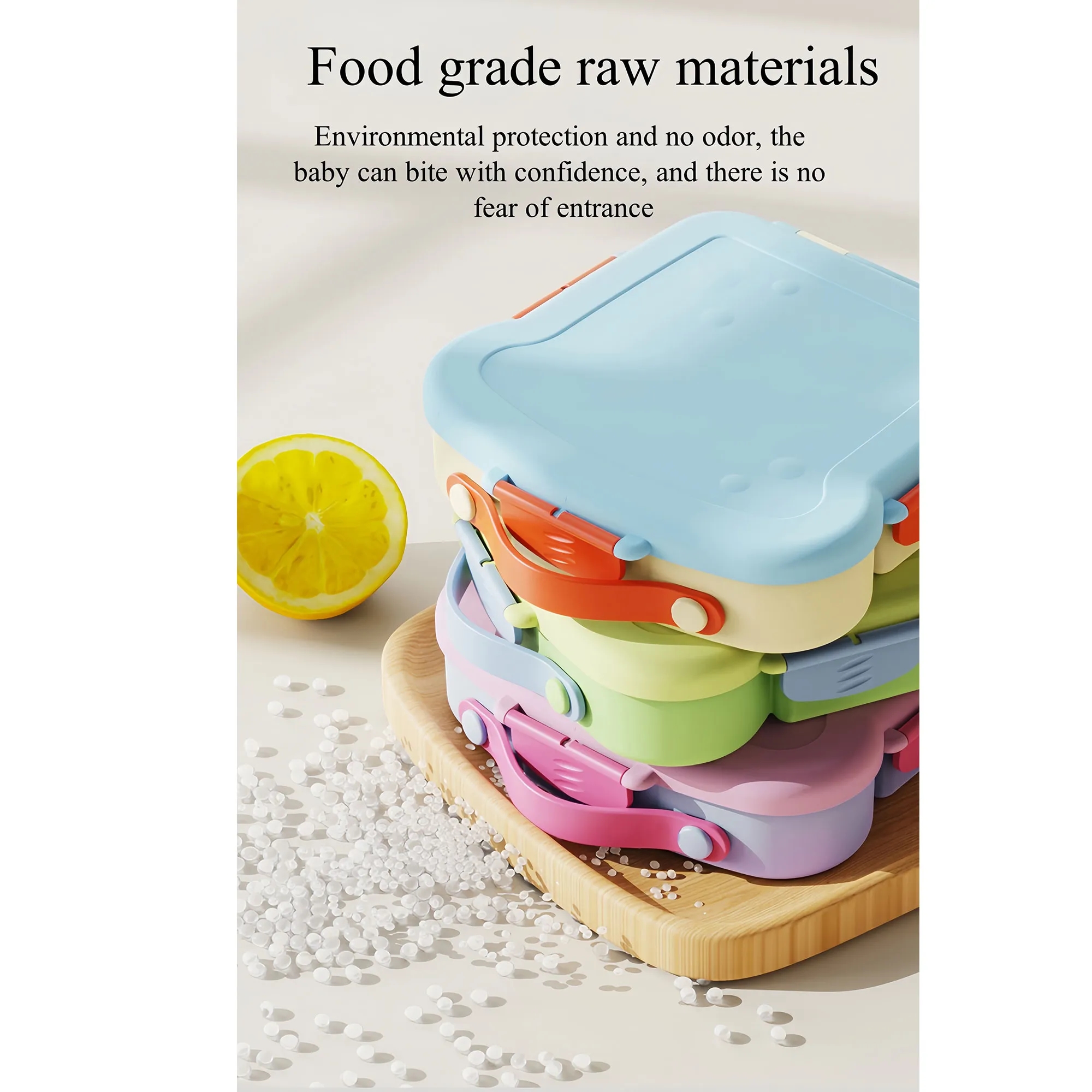 Non-Spill Kids' Lunch Container With Divided Sections 6