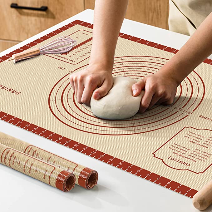 Set of 4 Silicone Baking Mats for Cookie Baking Sheets Pan 6