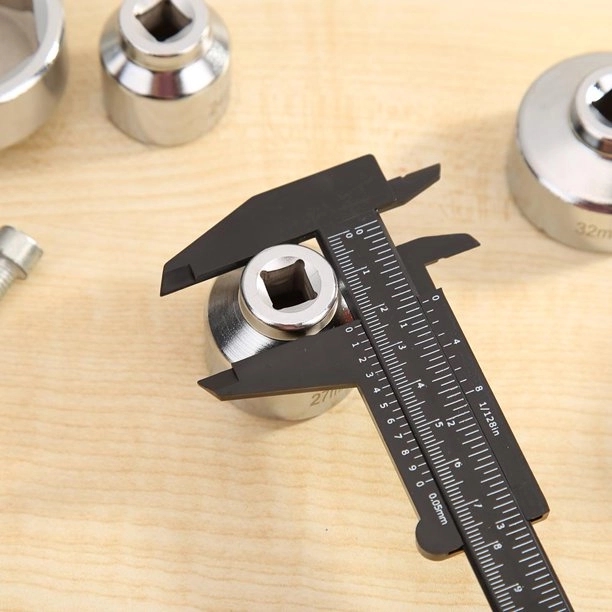 6" Double Scale Plastic Caliper 7