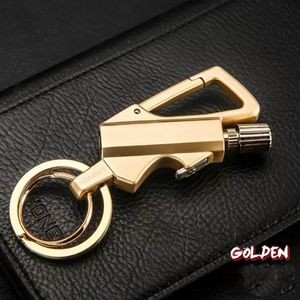 Metal Keychain With Fire Starter 4