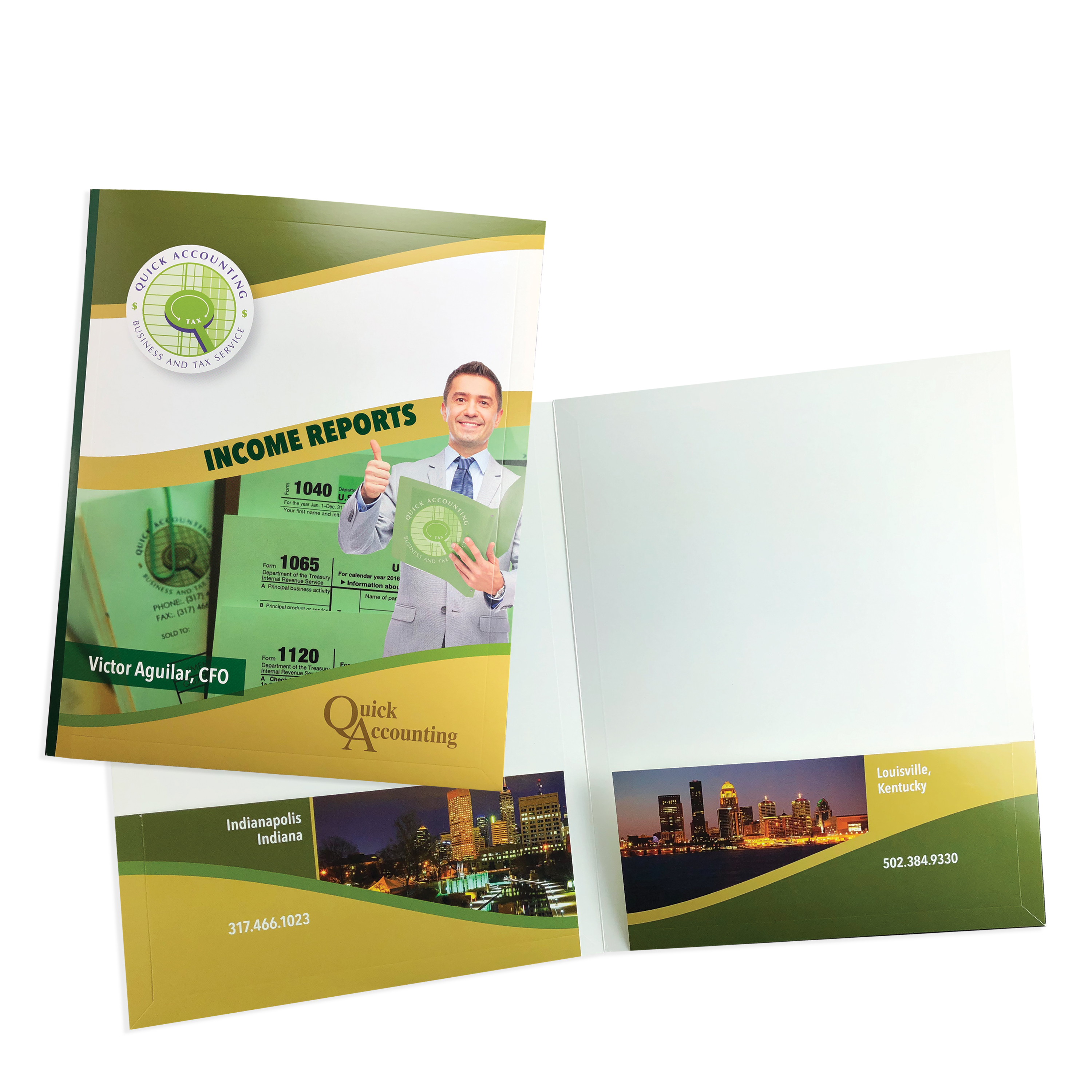 Conformer® Two Pocket Folder Printed in Full Color 10