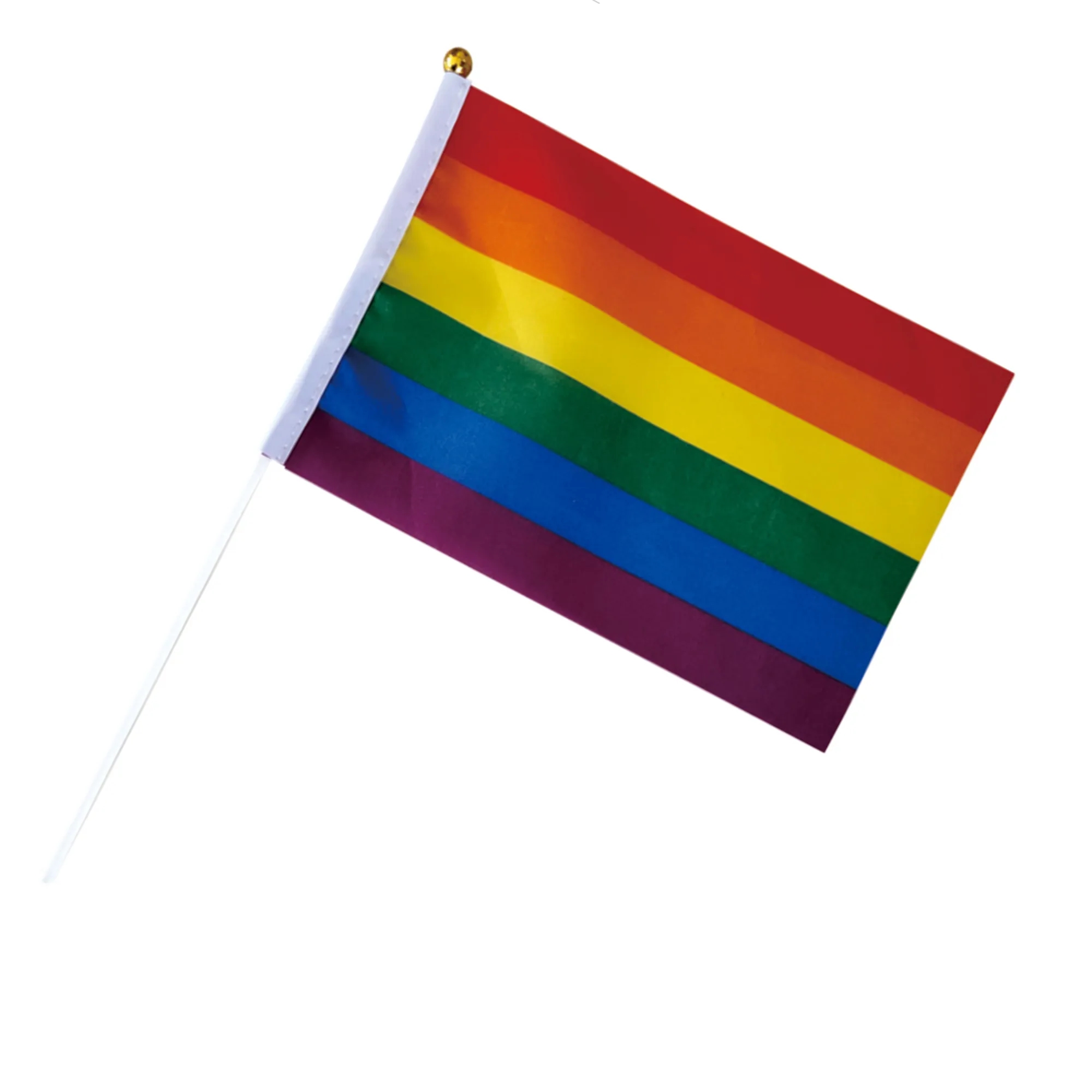Custom Pattern Hand-waving Small Square Flag 4