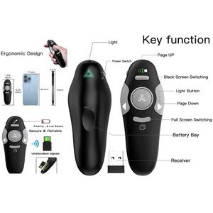 Wireless Presenter Remote Powerpoint Presentation Clicker 2