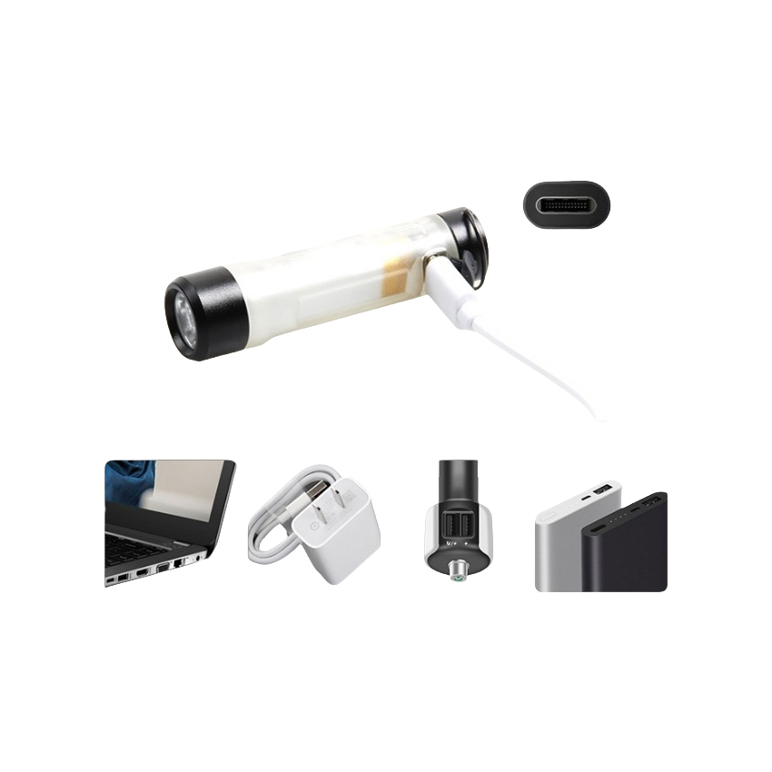 Mini multicolored Rechargeable LED Dual - use Lamp 7