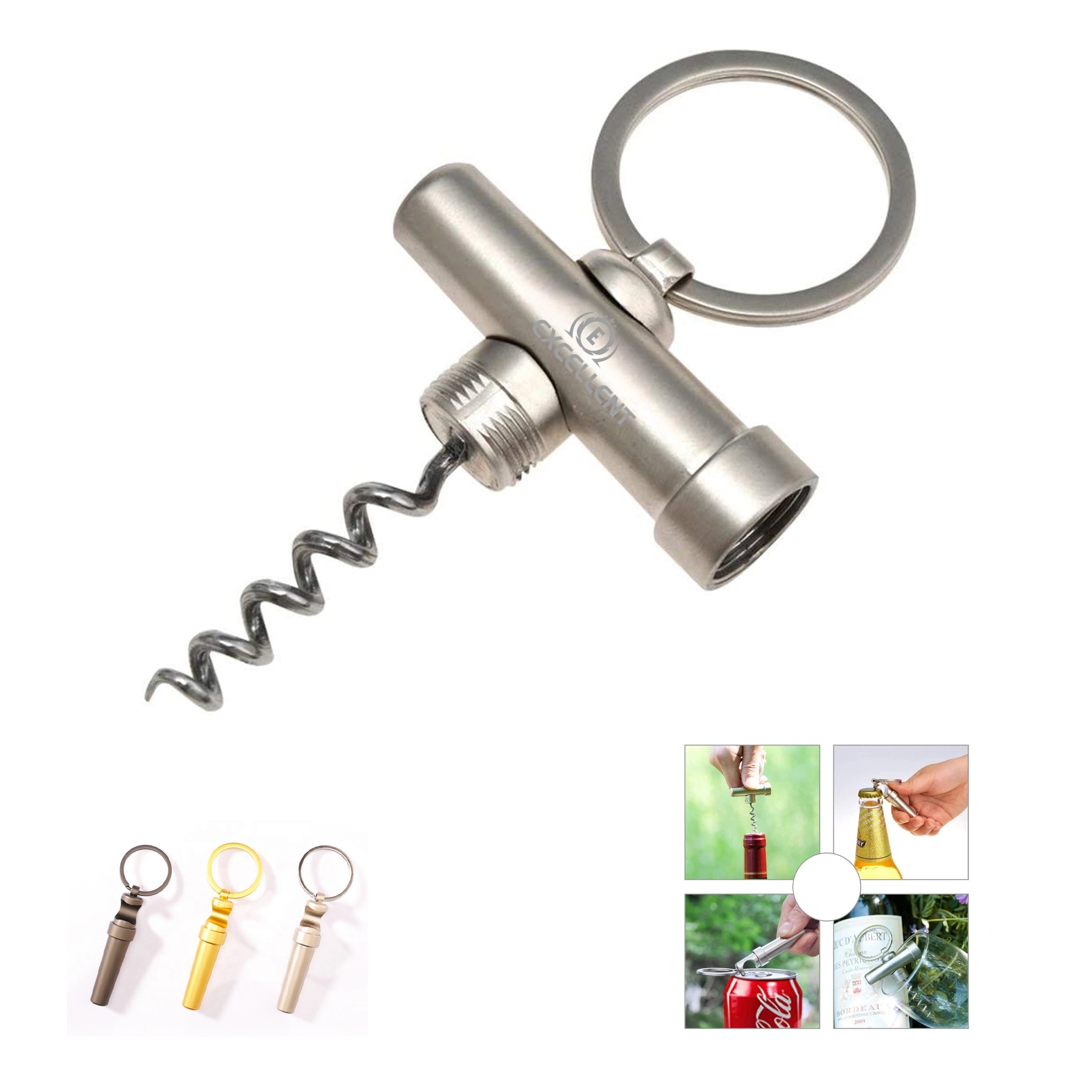 All-Metal Two-In-One Corkscrew 1