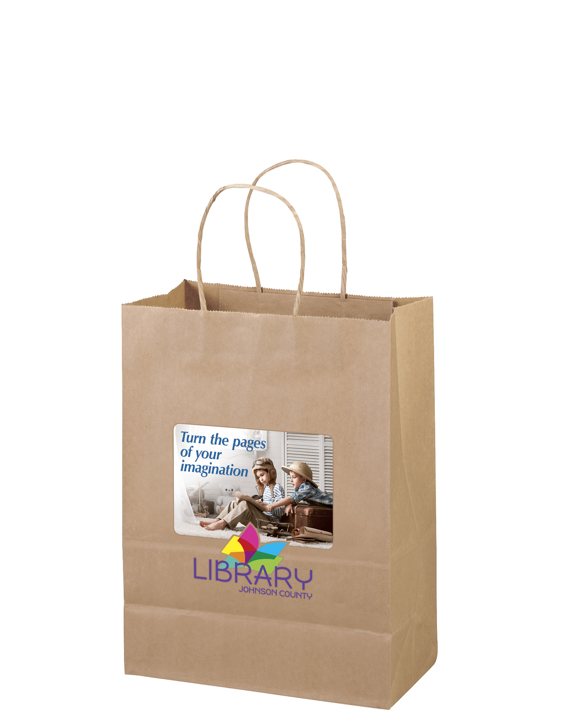 Eco Jenny - Kraft-Brown Shopper - ColorVista