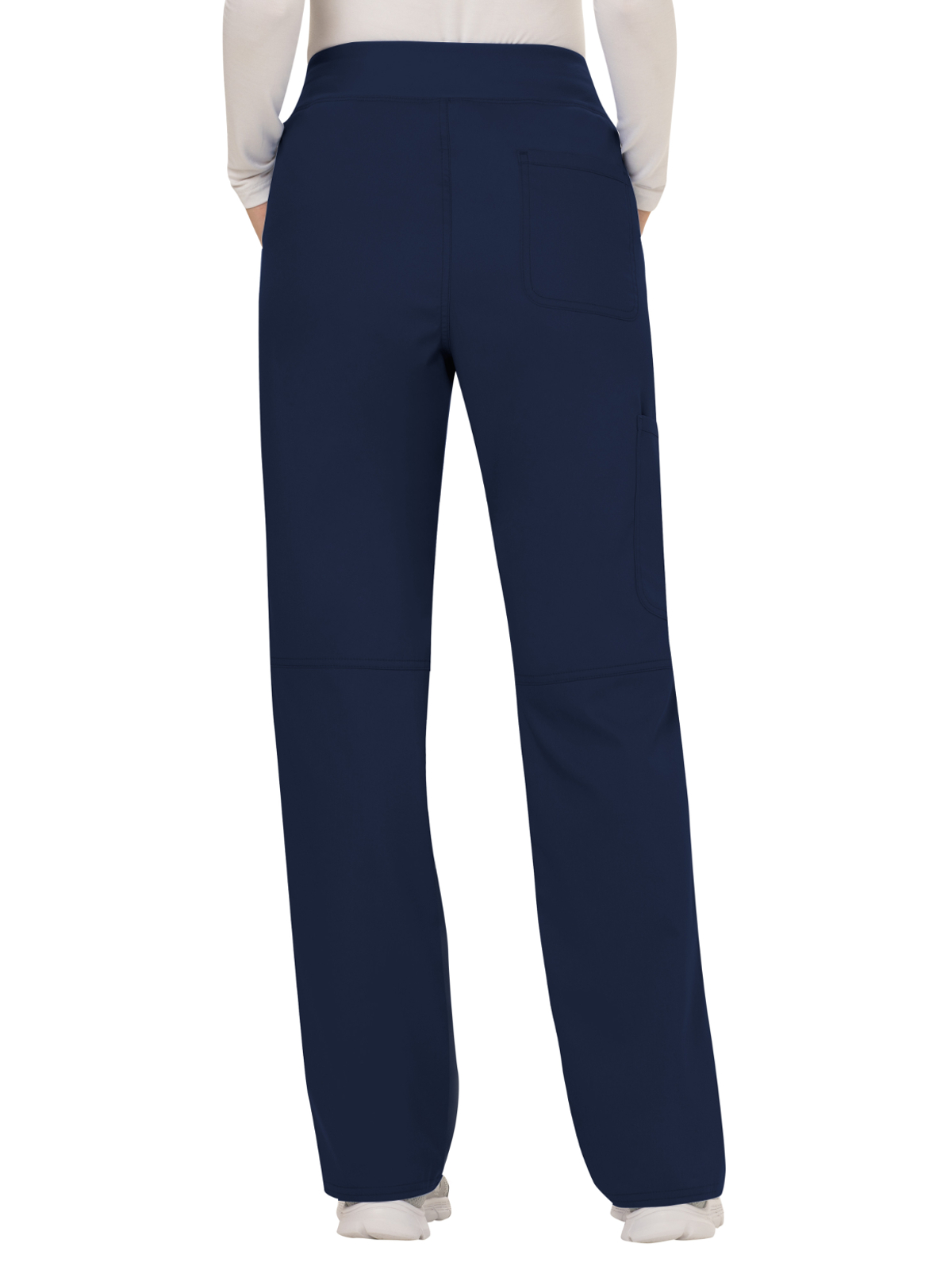 Cherokee - Workwear Revolution - Women's 4-Pocket Mid Rise Straight Leg Pull-on Pant 66