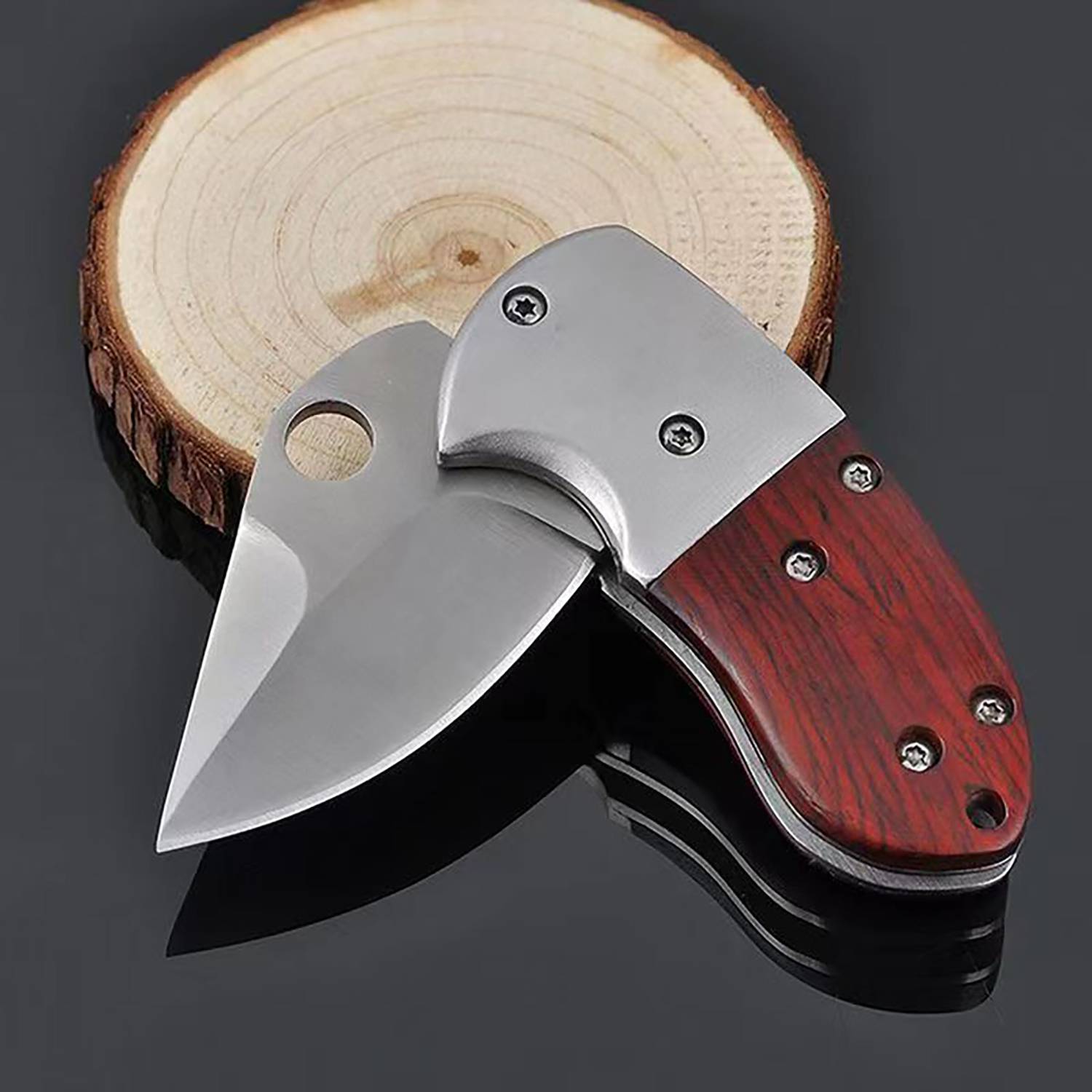 Outdoor Stainless Steel Portable Folding Knife 2