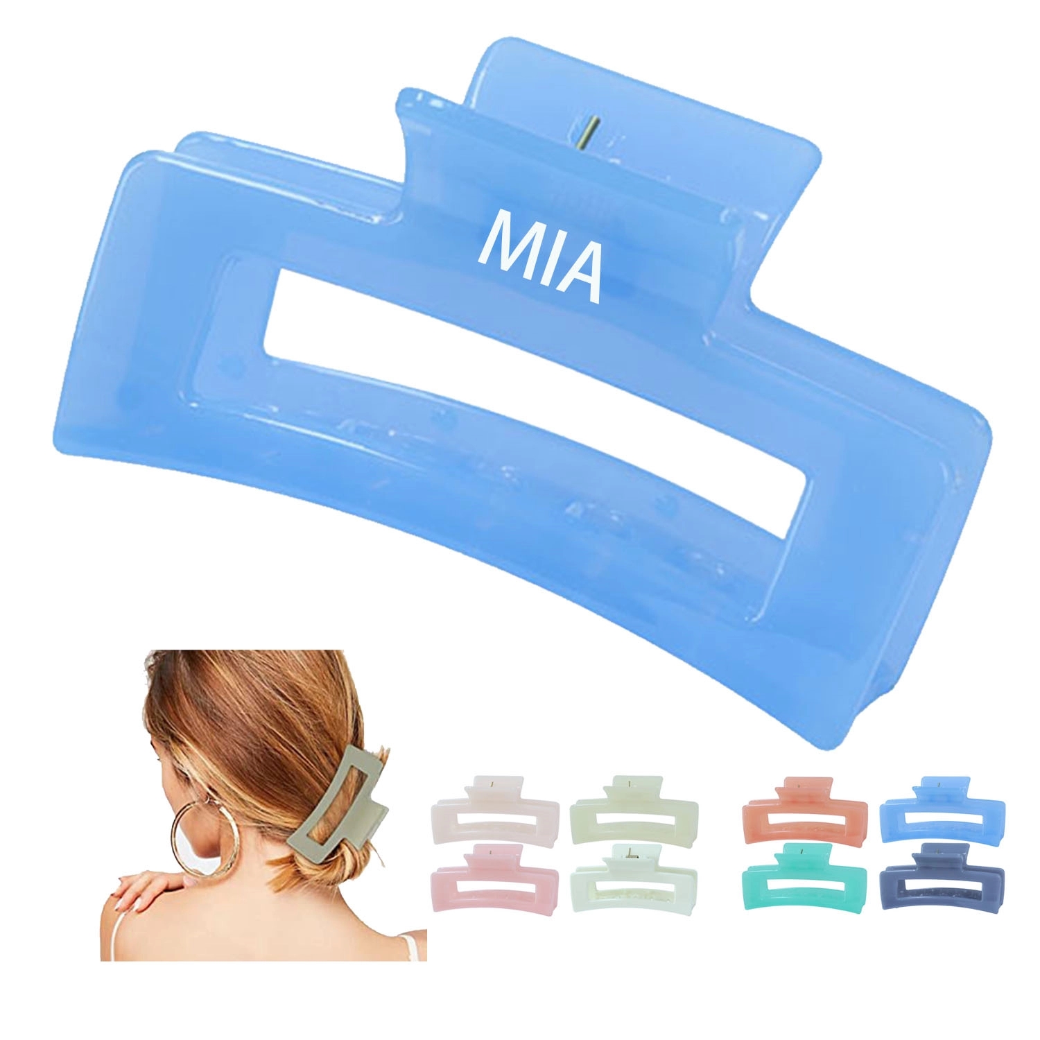 Square Claw Clips 2