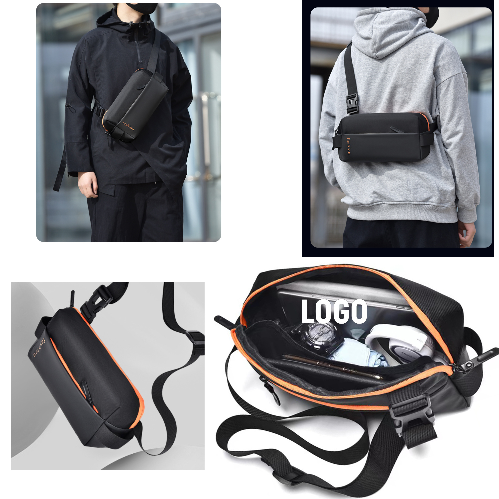 Minimalist Chest Shoulder Crossbody Belt Bag 6