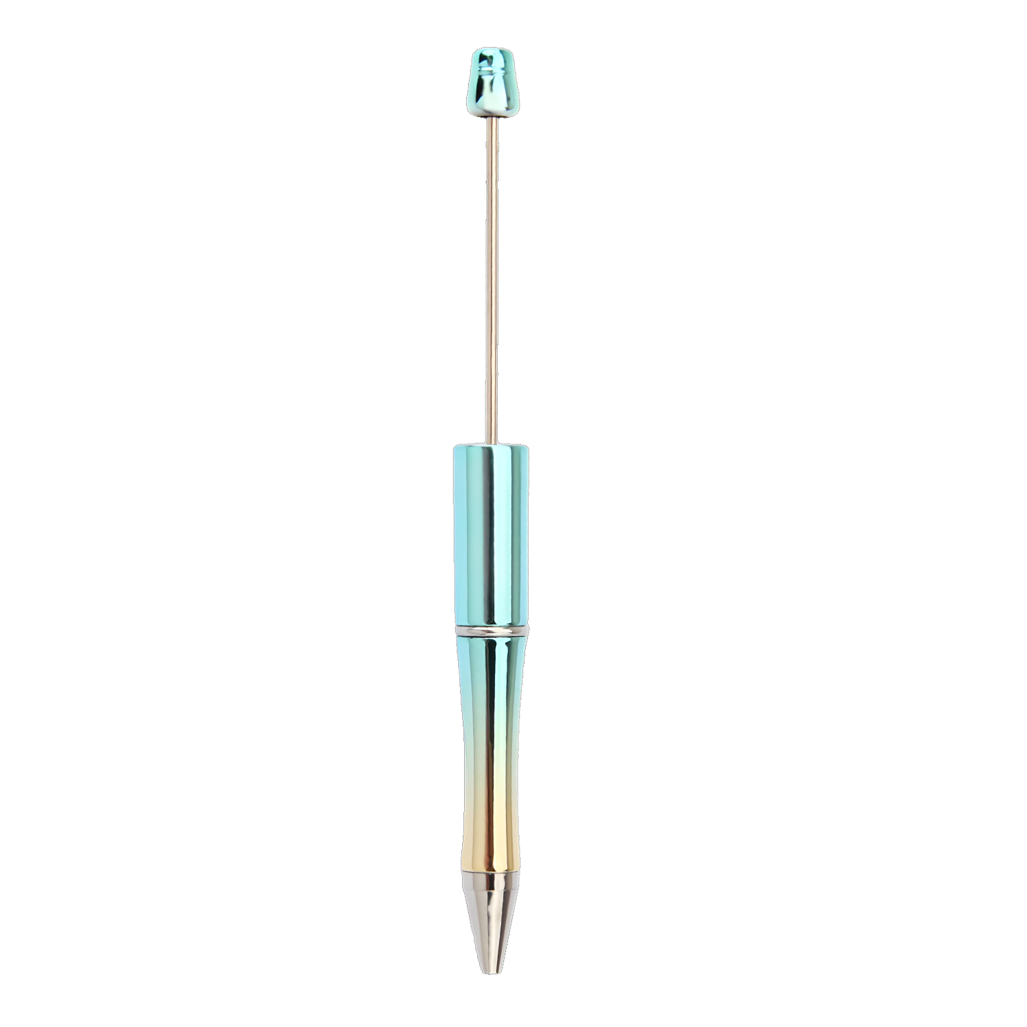 Customized Electroplated Plastic Beaded Ballpoint Pen 5