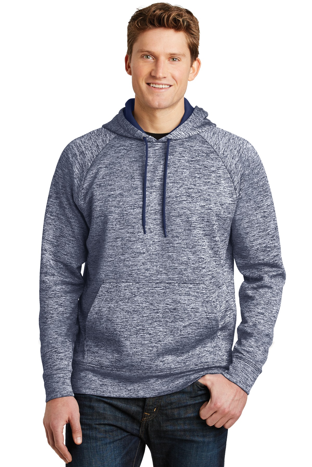 Sport-Tek PosiCharge Electric Heather Fleece Hooded Pullover. ST225, custom hoodie or sweatshirt with logo imprint 12