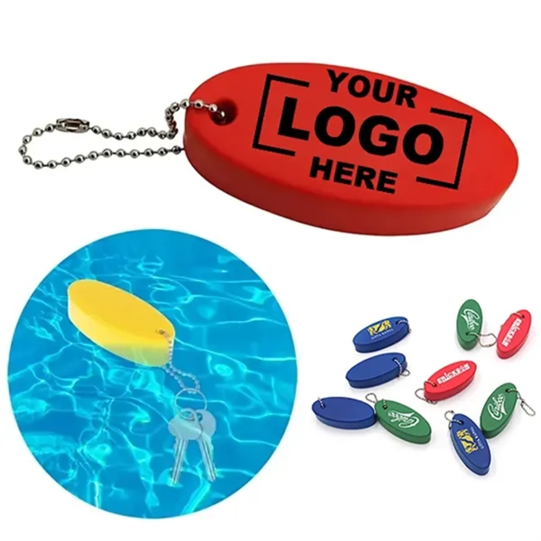 Floating Boating Keychain Anxiety Stress Relief Squeeze Toys
 1