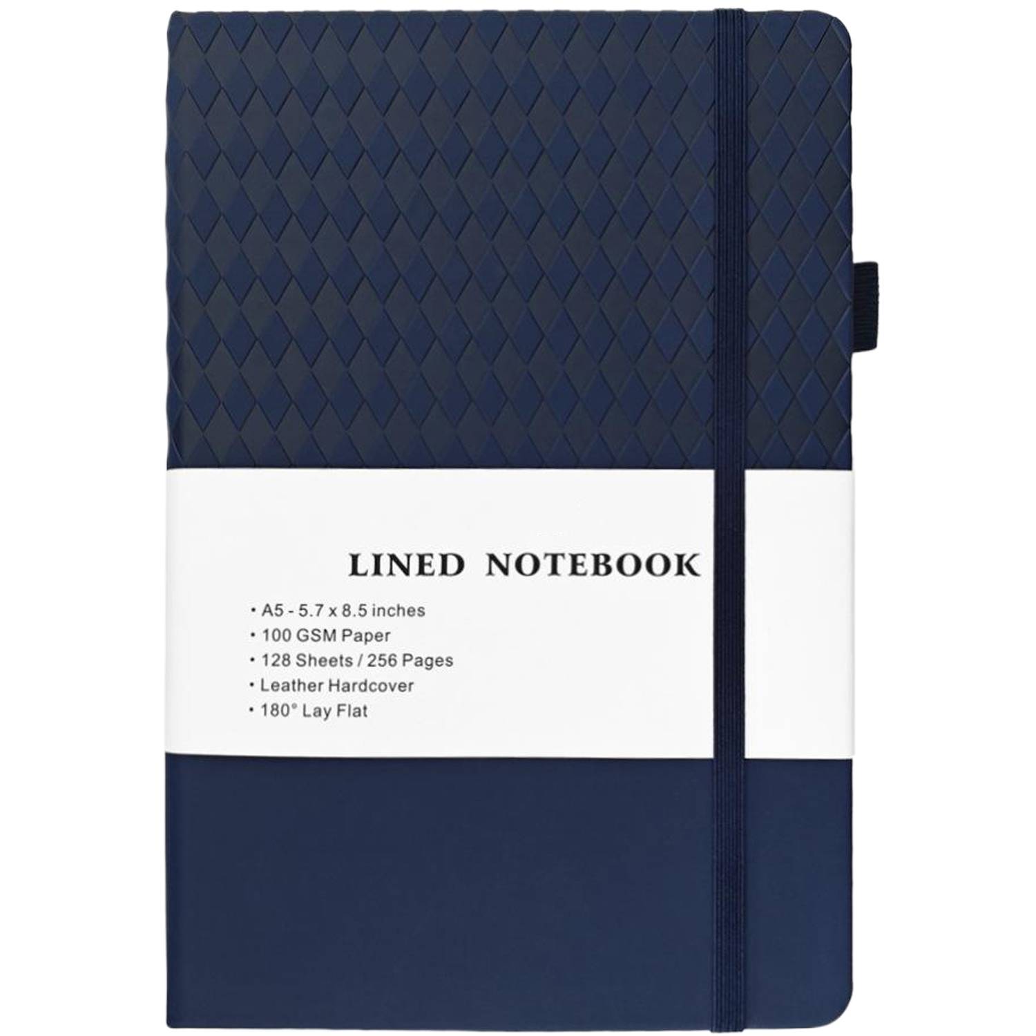 A5 PU Leather Diamond Pattern Notebook 5