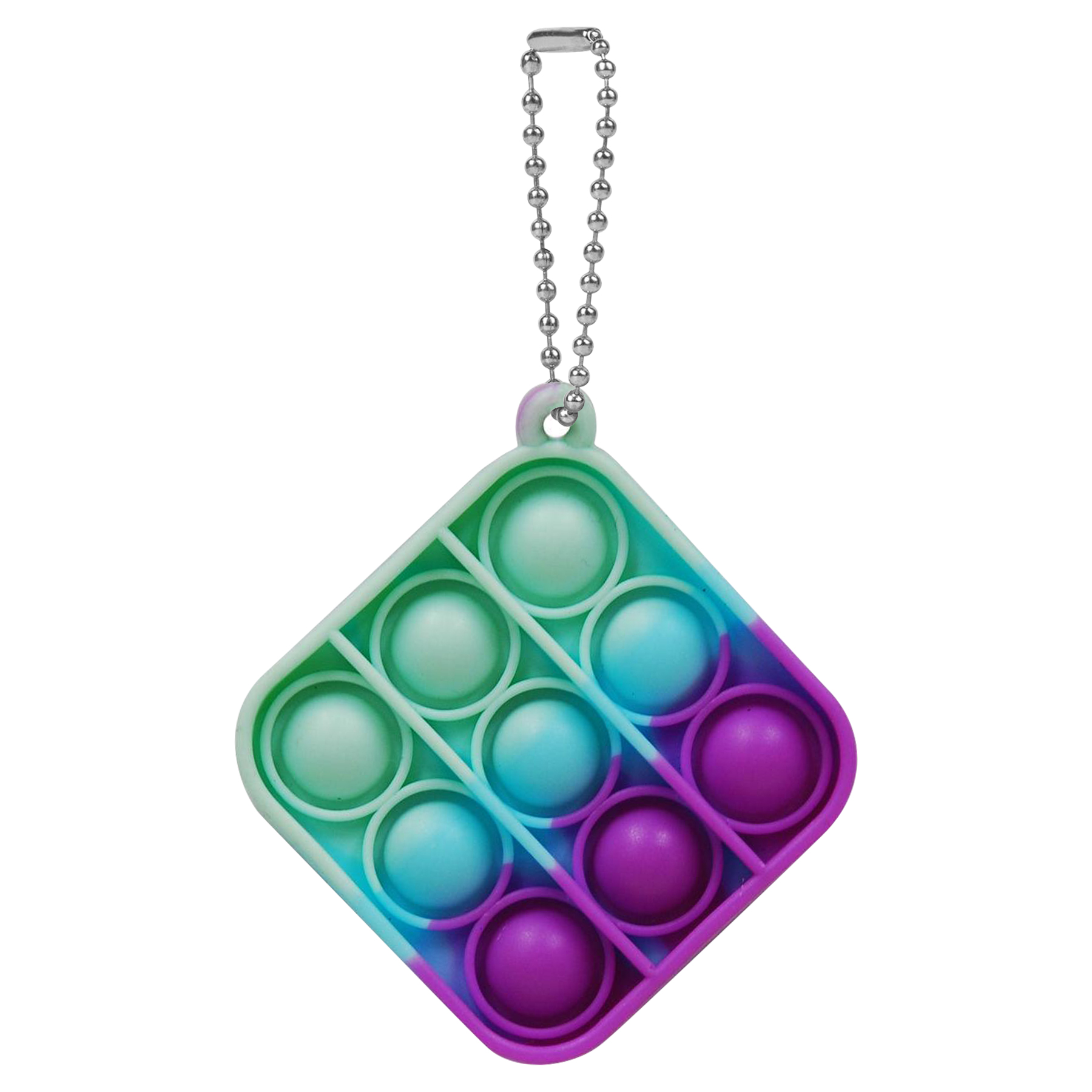 Round Mini Push Bubble Stress Relief Toy Keychain 25