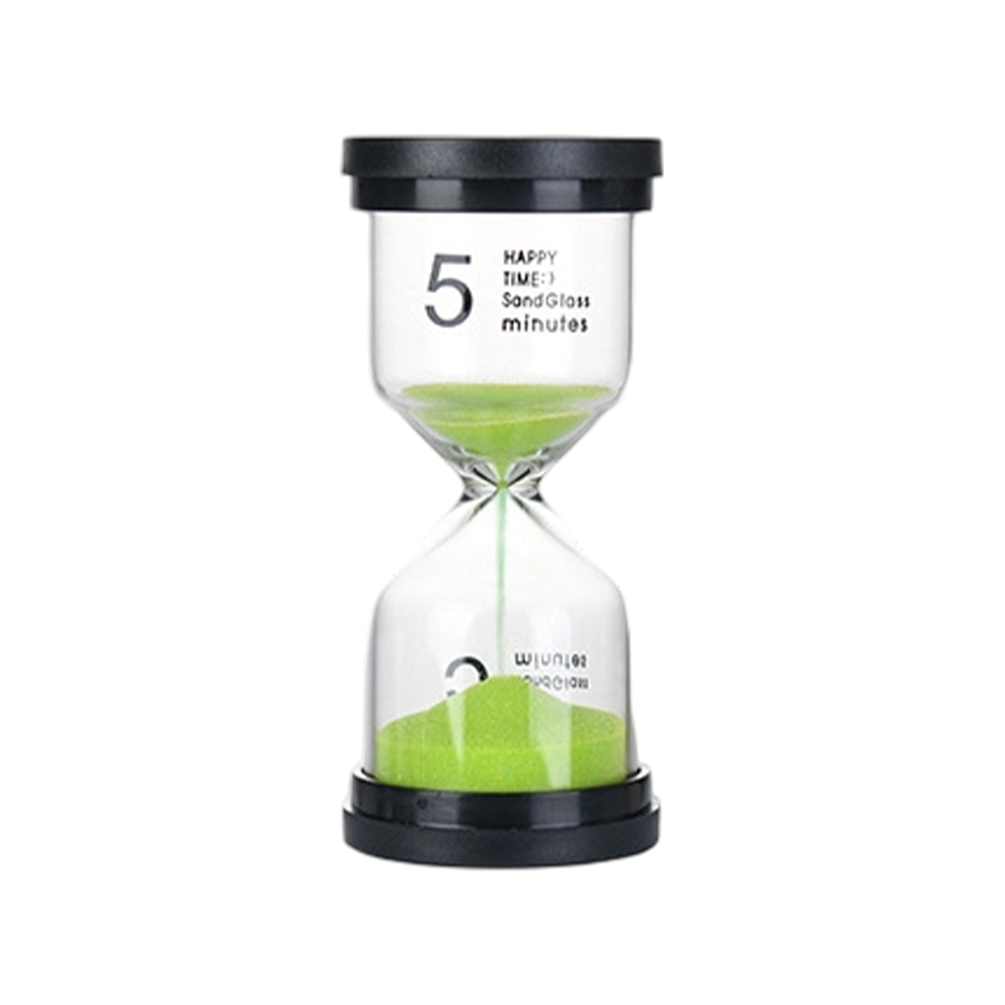 Glass Sand Timer Hourglass 3.9" By 1.8", custom clock with logo imprint 5