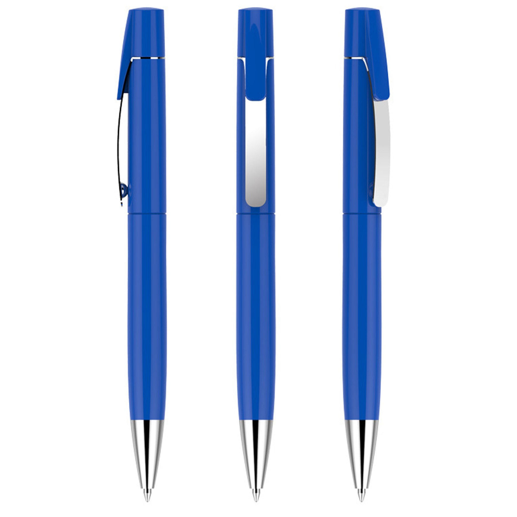 Metal Clip Pen Rotary Business Simple Ballpoint Pen 2