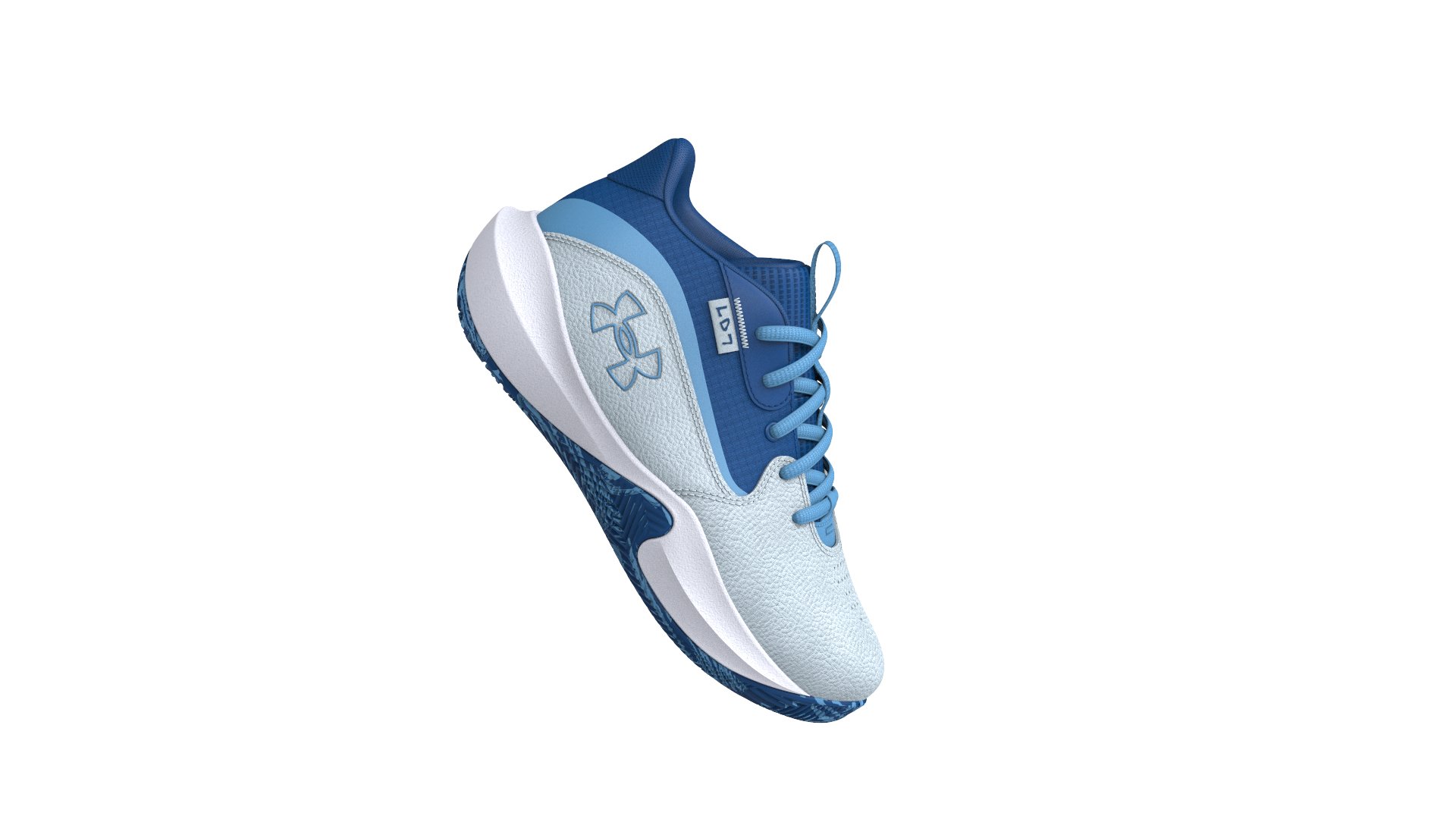 UA Lockdown 7 Pre-School Basketball Shoes 5