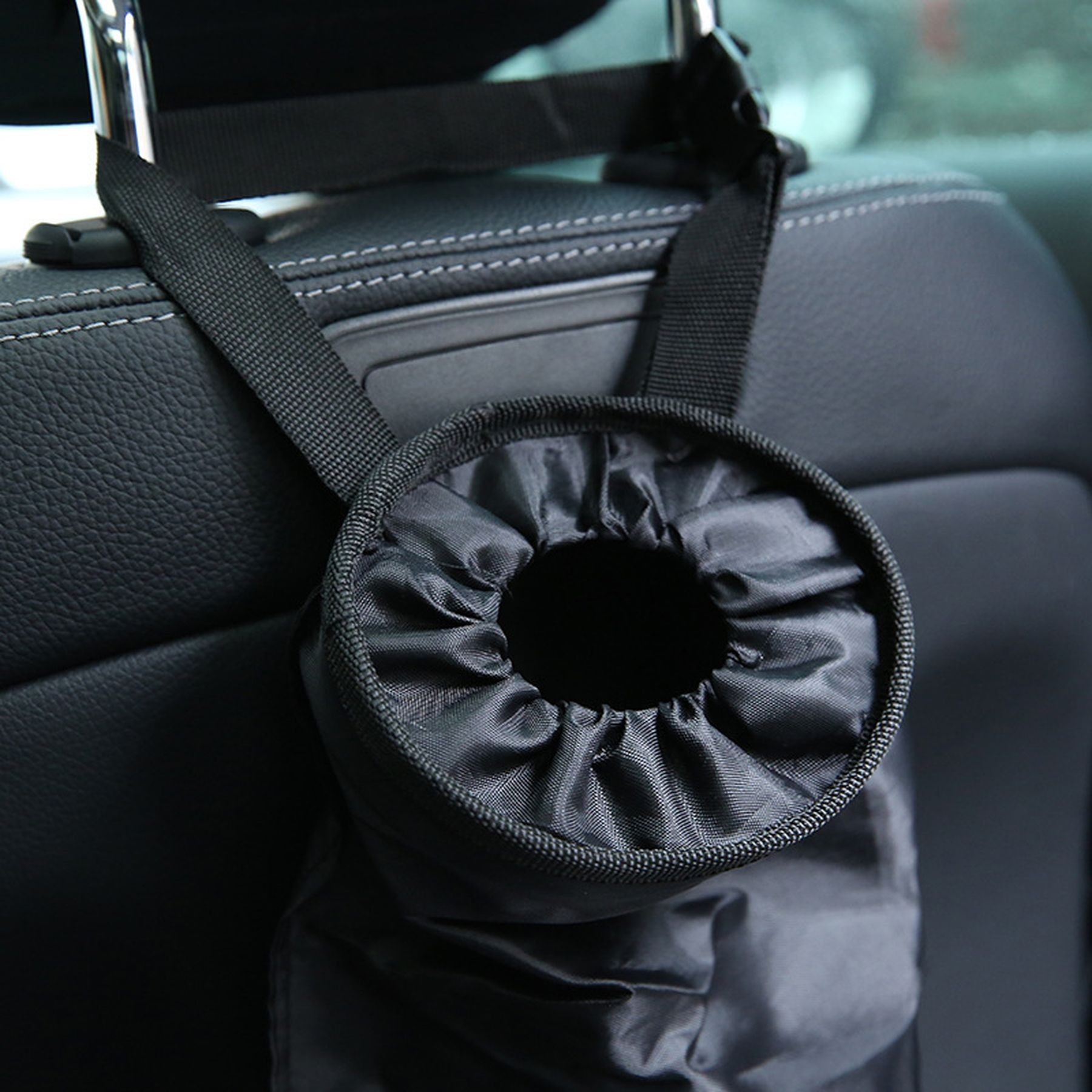 Waterproof Car Trash Can Back Seat Hanging Garbage Bag 14