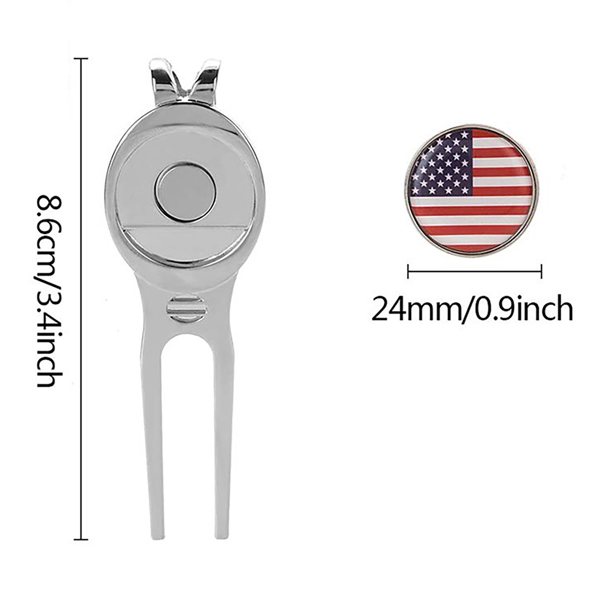 Golf Divot Tool w/Clip 2