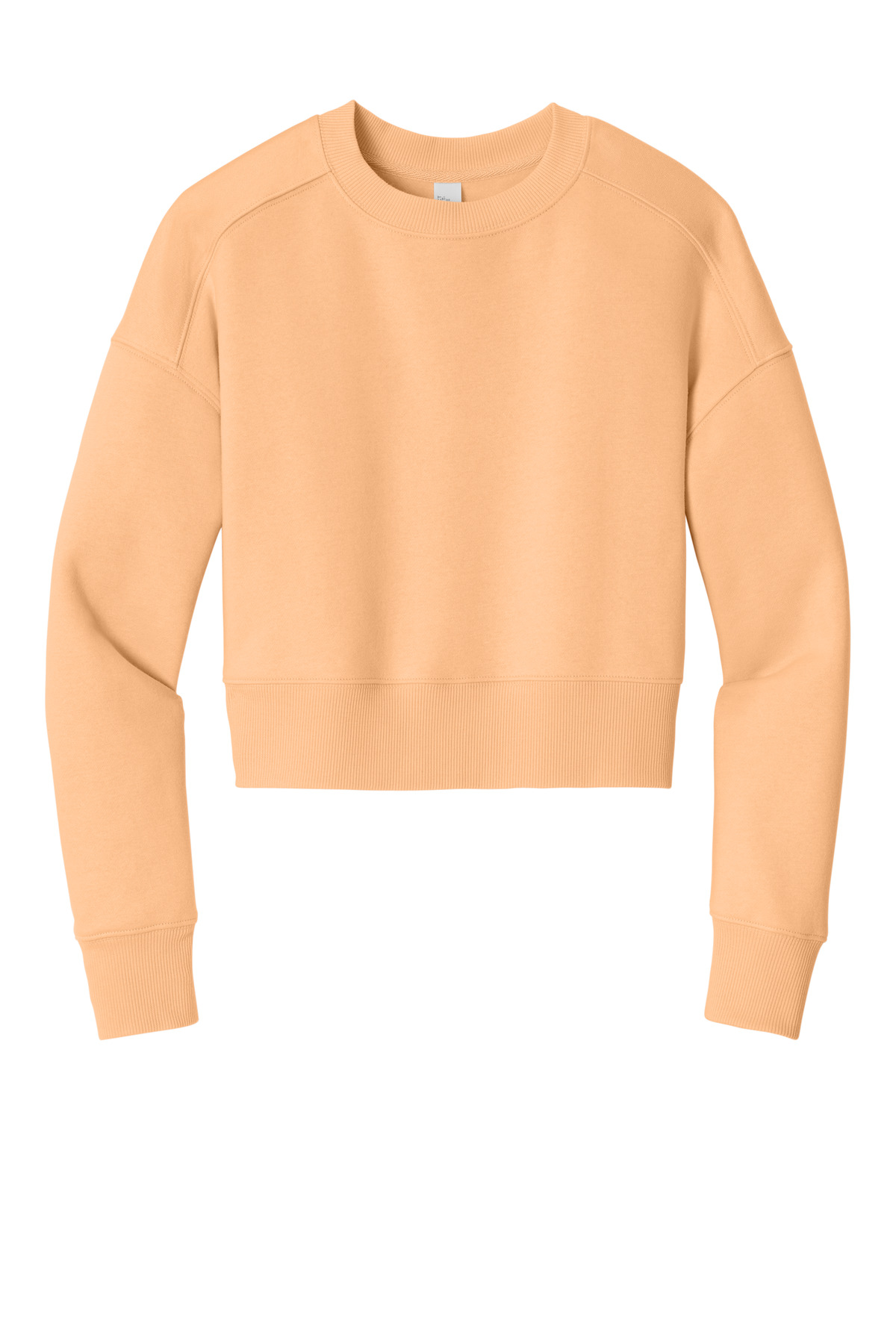 District Women's Perfect Weight Fleece Cropped Crew DT1105 31