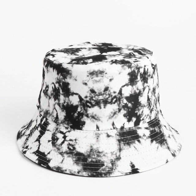 New Folding Double-sided Cotton Bucket Hat 19