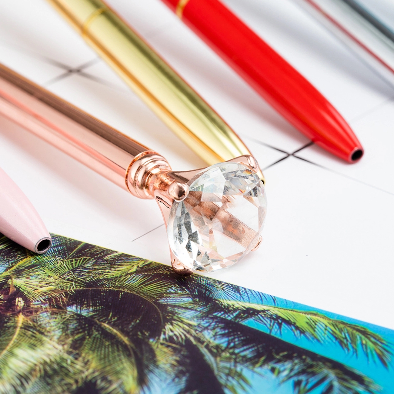 Crystal Metal Ballpoint Pen 11