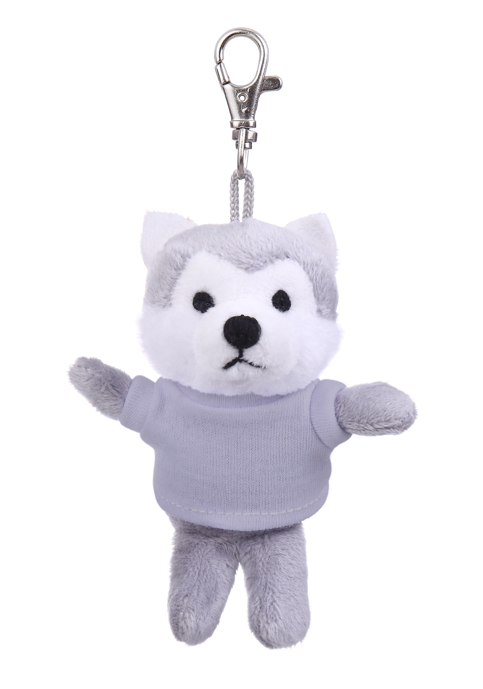 Soft Plush Wolf Keychain with Tee 11