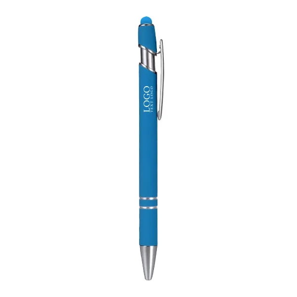 Metal Ballpoint Pen With Color Stylus Tip 13
