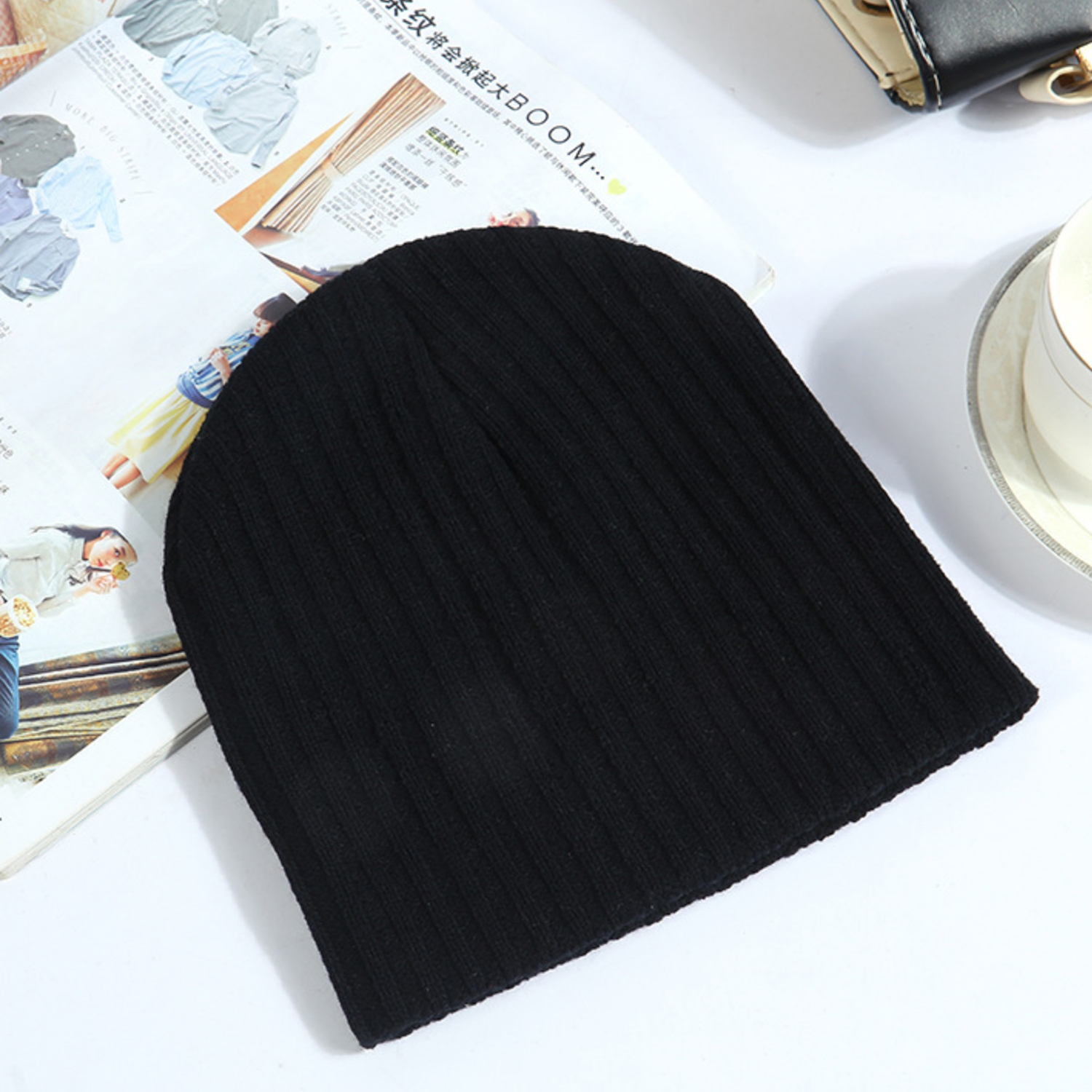 Value Knitted Stripe Beanie 5