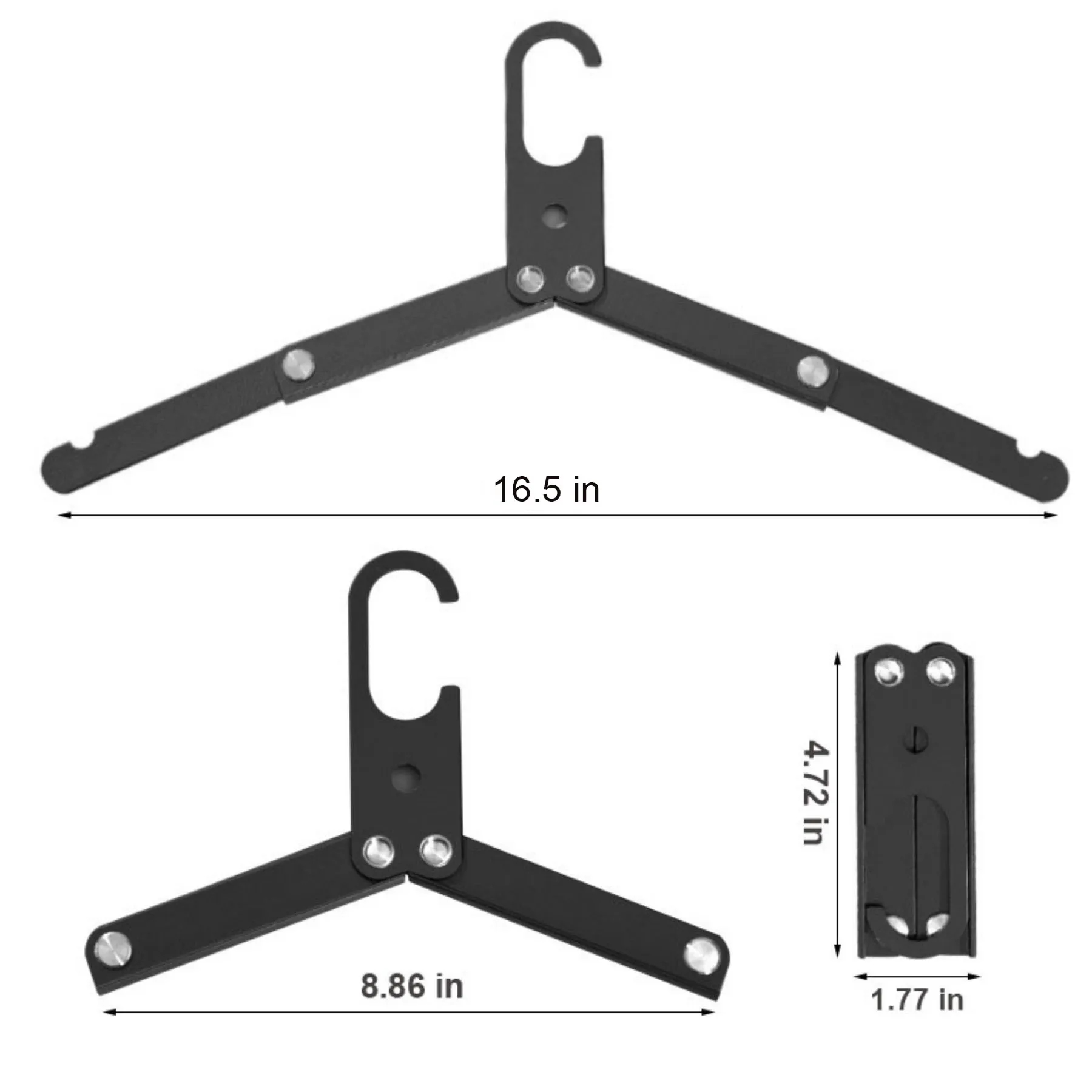 Travel Heavy Duty Folding Hanger 3