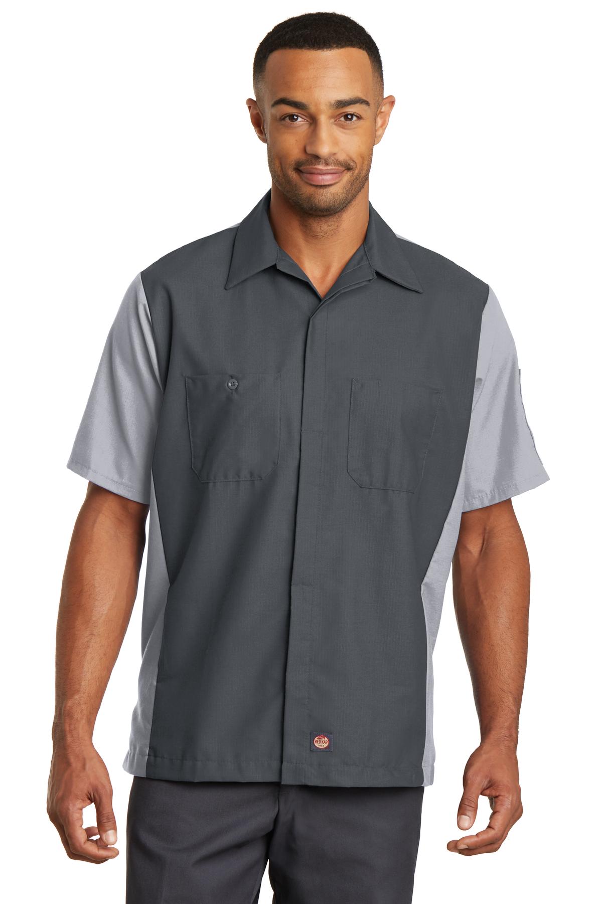 Red Kap Short Sleeve Ripstop Crew Shirt. SY20 13