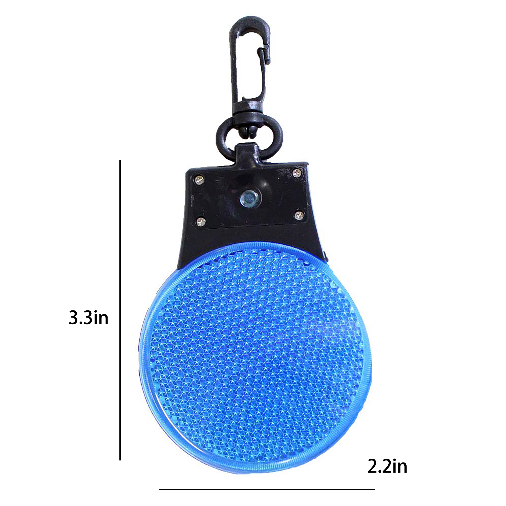 LED Safety Light Keychain with Reflective Shell 1
