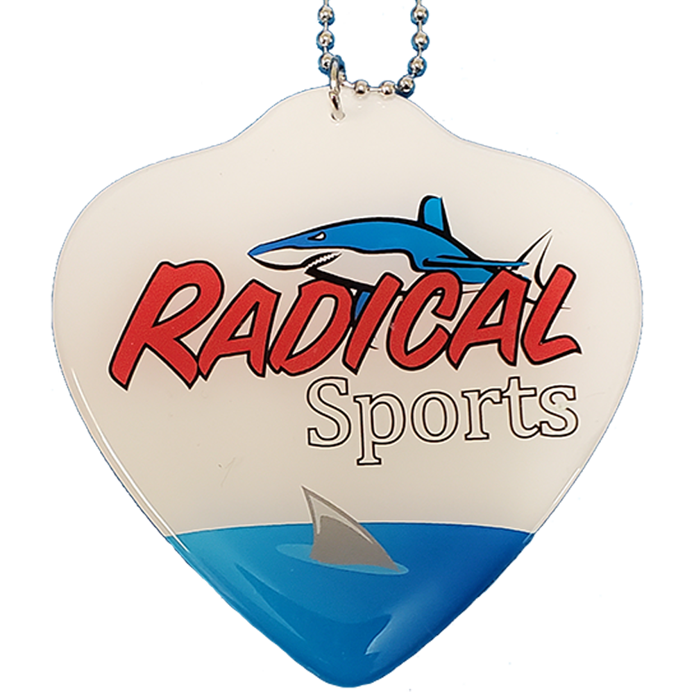 Ball Chain Necklace with Custom Pendant / Charm from 8.1 - 9 Sq. In. 2