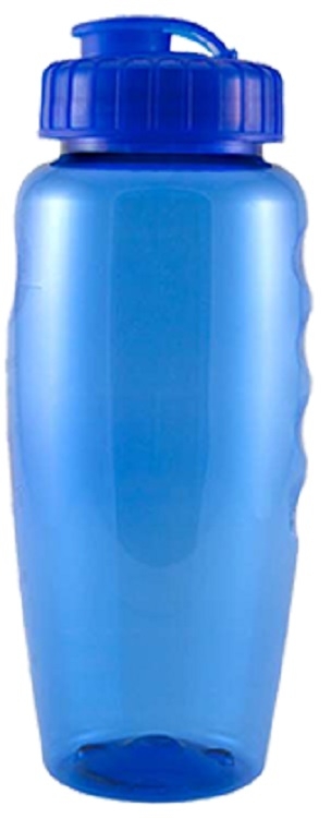 30 oz "Gripper" Poly-Clean Sports Bottle with Super-Sipper Lid