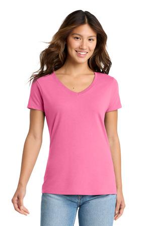 Port & Co Women's Fan Favorite V-Neck Tee. LPC450V 2