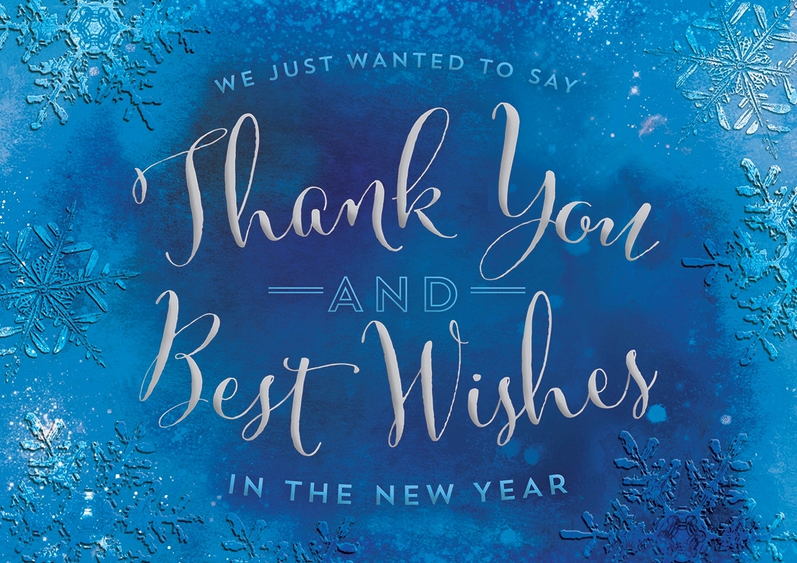 Cool Cobalt Holiday Cards 2
